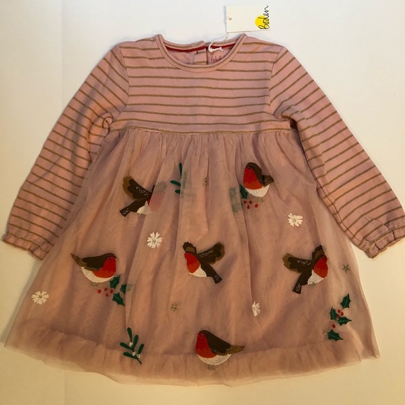 NWT baby boden Festive Tulle Dress - Picture 8 of 10
